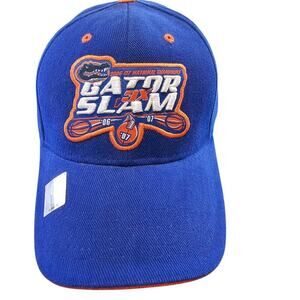 Vtg Florida Gators Strapback Hat Cap 2006-07 Gator Slam 3X National Champions
